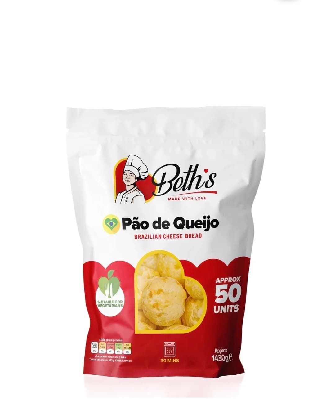 Pão de Queijo 50unid
