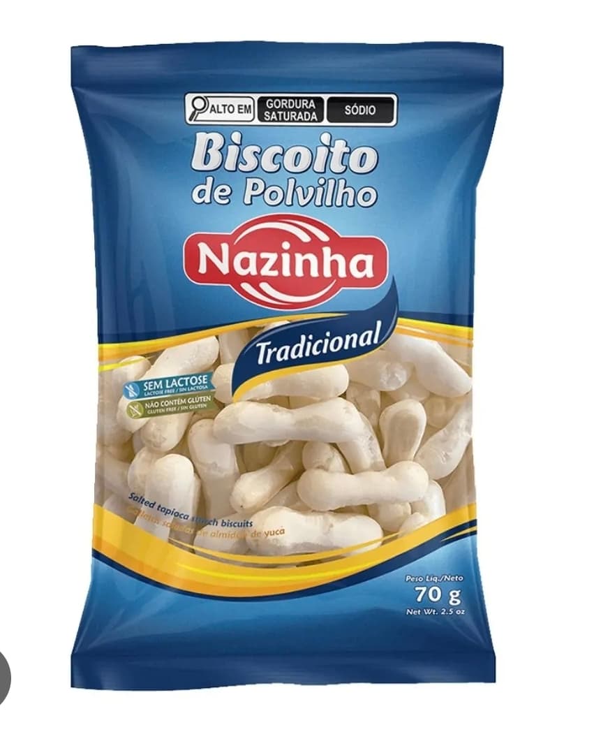 Galleta de Almidón de Mandioca 70g Sabor Queijo