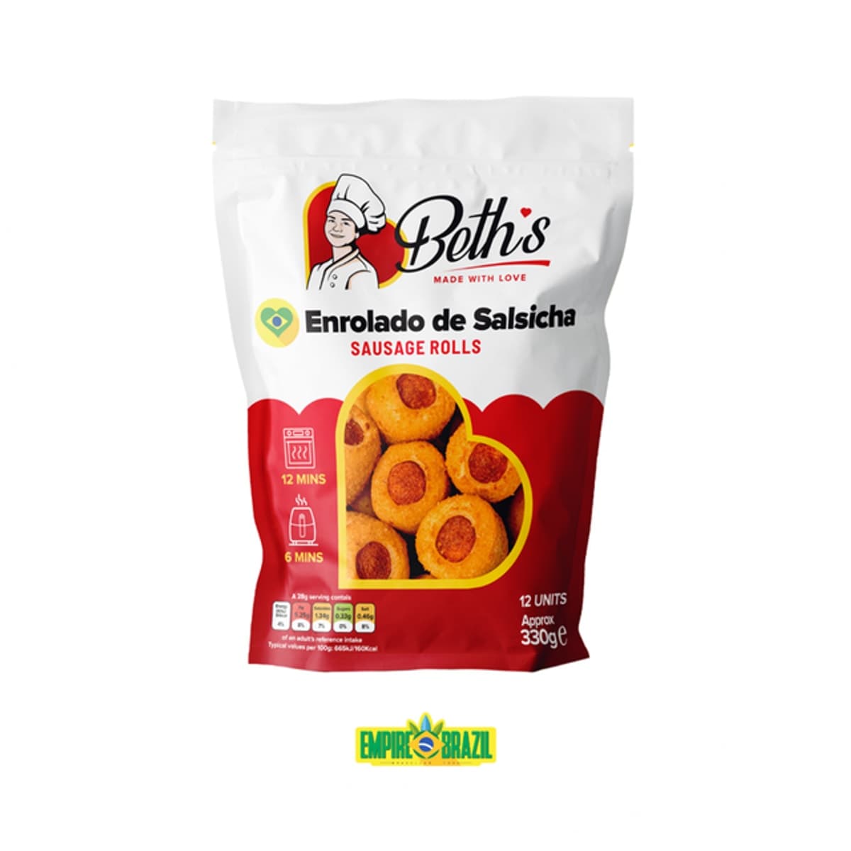 Fried Sausage Rolls 50-pack 1290g