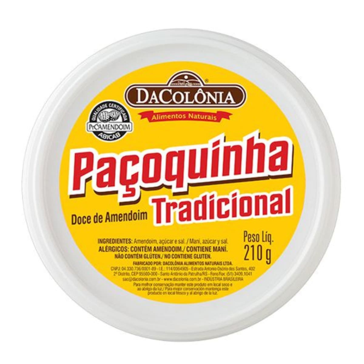 Paçoca Peanut Candy 210g