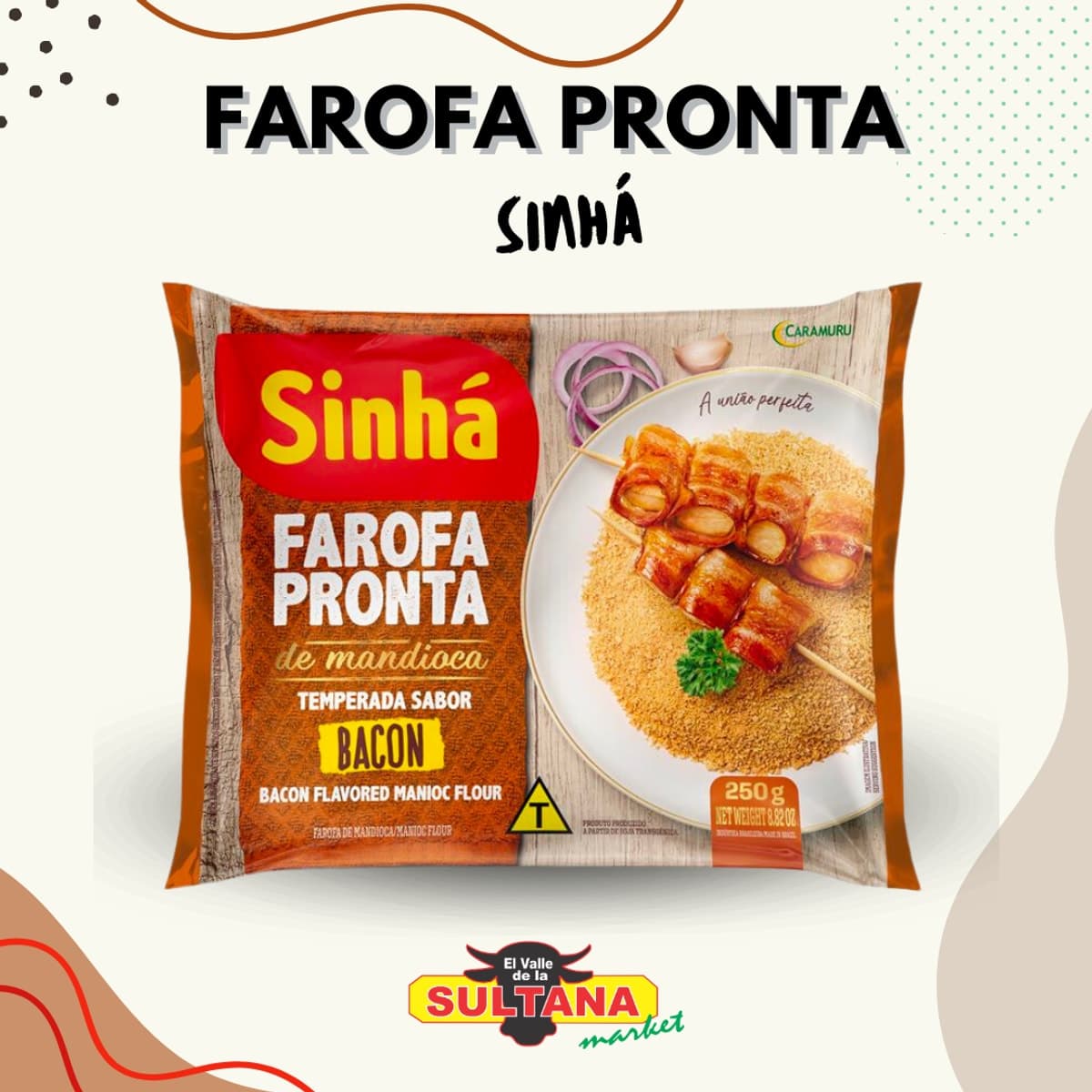 Farofa Pronta Tradicional 250g