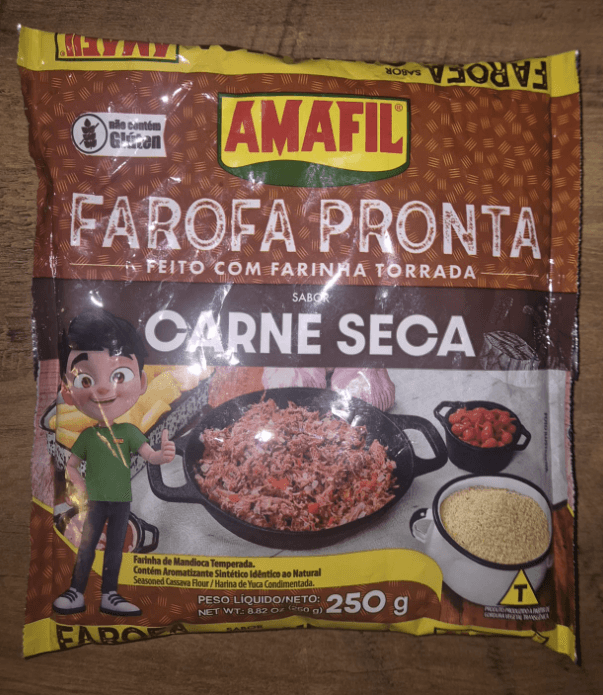 Farofa de Carne Seca 250g