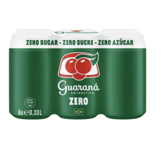 Guaraná Antarctica Zero 330ml pack de 6